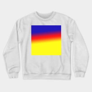 red blue yellow texture gradient Crewneck Sweatshirt